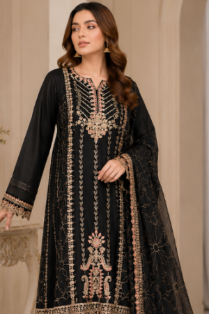 3-Piece Chiffon Outfit